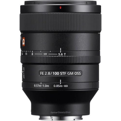 Image of Sony SEL100F28GM 100mm f2.8 Medium-telephoto Fixed Prime Camera Lens, Black