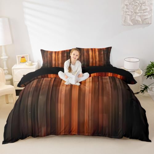Housse de couette zippée 200x200 pour lit double esthétique - 5