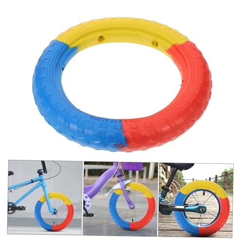 Cycling Bike Tire Eva Replacement for Boys and Girls Flat Solid Wheel Lightweight and Easy to Install for Safe Riding4