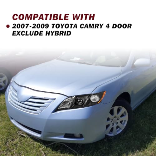 Image of JSBOYAT Headlight Assembly Fits for 2007-2009 Toyota Camry Exclude Hybrid