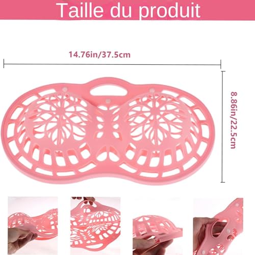 Bolsa de lavandería de silicona protectora de sujetadores y saco de lavado compacto 3