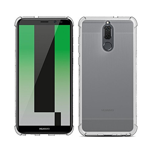 REY Cover in Gel TPU Anti-Shock per Huawei Mate 10 Lite, Morbido Silicone Custodie Protettivo Case, Anti-Scratch, Protettiva Sottile Back Cover