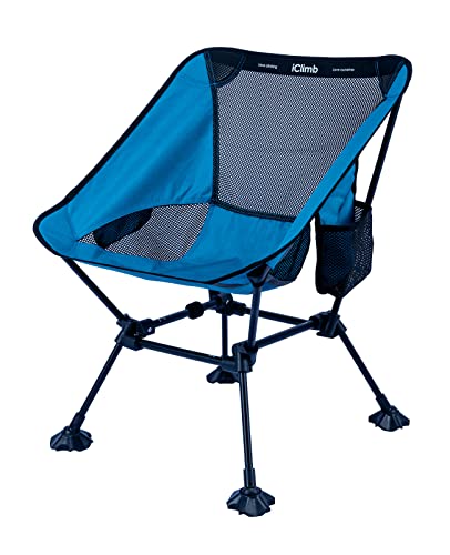 Iclimb 2 Anti-Sinking Large Feet Chair And 1 Folding Table Bundle, Ultralight Compact For Two Adults Outdoor Backpacking Camping Hiking Beach Concert Motorcycling #TOP4