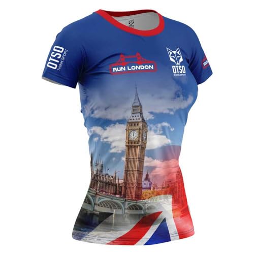 T-shirt Otso Run London 2025 short sleeve S pour le running performance