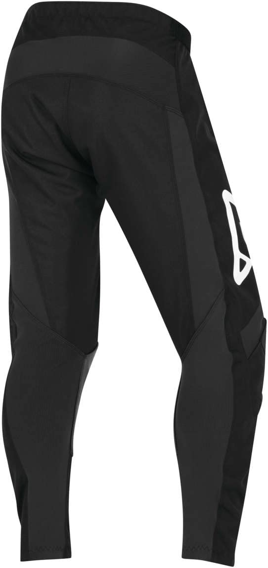 Answer Racing 446505 Men's Arkon Pants, Black/White, Youth 28