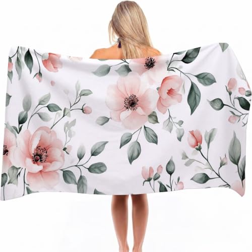 Serviette de plage microfibre légère et compacte drap de bain adulte piscine - 2