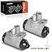 A-Premium Rear Drum Brake Wheel Cylinder Compatible with Honda Models - Civic 1990-2000, Civic Del Sol 1993-1997, Accord 1990-1993, Crx 1990-1991, 2-PC Set - Replace# 43301SM4A01, 43300SM4A01