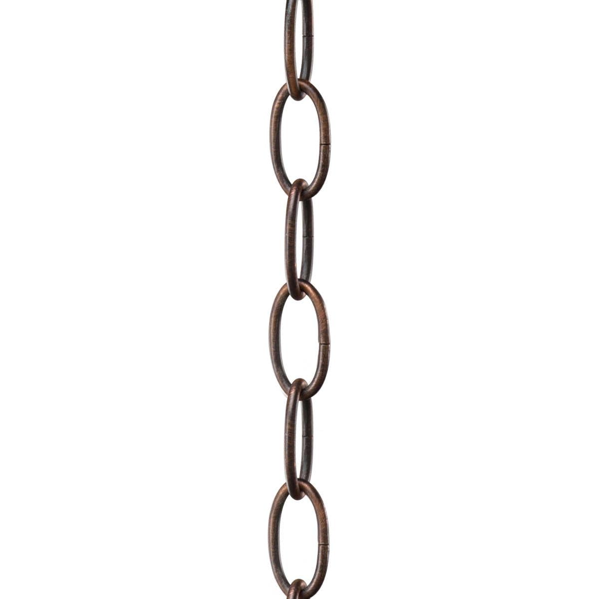 Progress Lighting Accessory Chain - 10' of 9 Gauge Chain in, Indoor &amp; Outdoor, P8757-74, Venetian Bronze