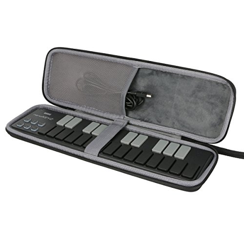 co2CREA Duro Viajar Caja Estuche Funda para Korg 009516/Korg NANOKEY2BK - BK Controlador Midi(Funda...