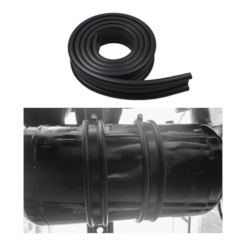 HZEL 2 Car Fuel Tank Strap Isolator 6FT Long Rubber Heavy Duty Vehicle Gas Tank Strap Pad Automotive Fuel Band Isolator to Reduces Vibration Noise Suitable for Most Semi-Trailer Trucks