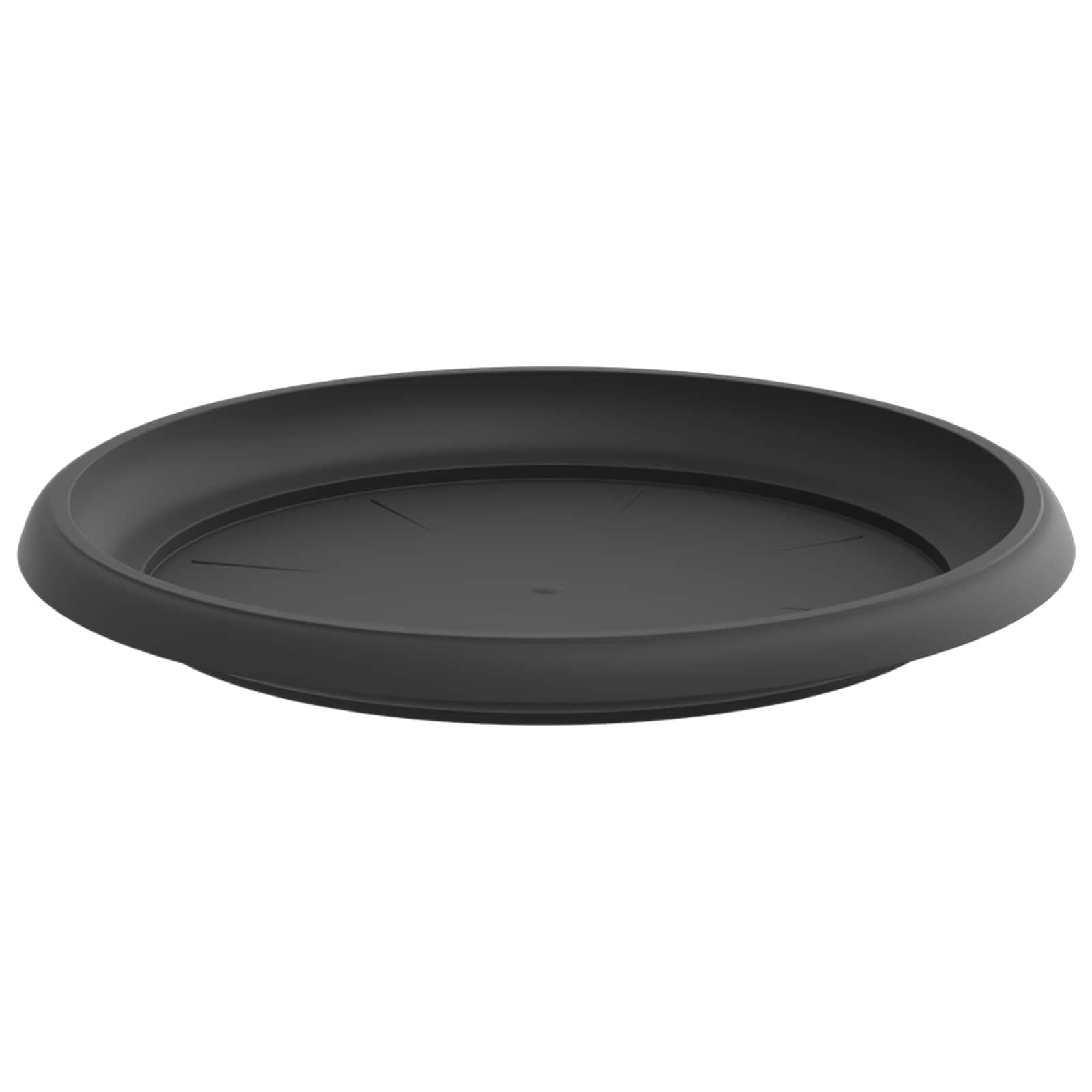 Doniczki 6 sztuk Czarny 34 x 28 cm Plastikowe Donice do Wnętrz i Ogrodu z Otworami Drenażowymi Nowoczesny Design Lekkie i Trwałe