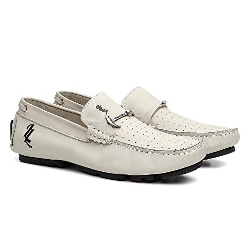 Kit 3 Pares Mocassim Masculino Ancore Em Couro Legitimo Cor:Colorido;Tamanho:43