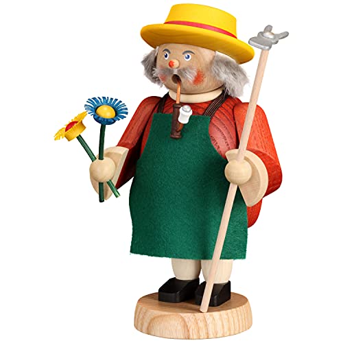 Seiffener Volkskunst | Räuchermännchen Erzgebirge | Gemütliche Typen 18 cm | Räucherfigur | Erzgebirgische Volkskunst | 12670 | Gärtner Seiffener Volkskunst | Räuchermännchen Erzgebirge | Gemütliche Typen 18 cm | Räucherfigur | Erzgebirgische Volkskunst | 12670 | Gärtner