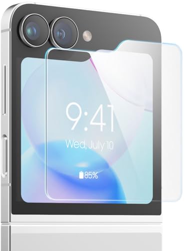 yelagoz Galaxy Z Flip6 Ή یtB 9H KX Jo[fBXvC tB w CA h~ NA KXtB [ GalaxyZFlip6 MNV[ Z tbv6 SC-54E Ή ] FLEX WINDO