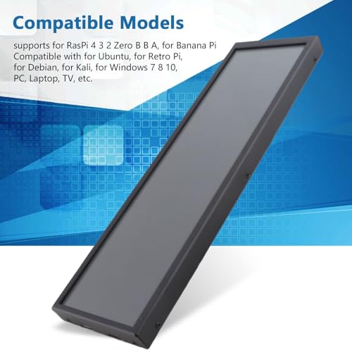 Image of Yunseity 8.8 Inch Portable Monitor, 480x1920 LCD HD, 170 View, 60Hz Refresh Rate, HDR, 600 Nits Brightness, Eye Care, USB