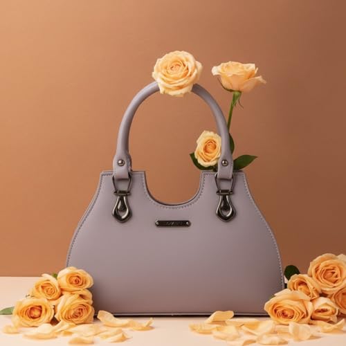Image of LX LEKHX Small Women's Handbag with Detachable Sling Strap - Stylish PU Leather Shoulder Bag for Girls & Ladies | Trendy Mini Crossbody Purse for Office, Travel & Daily Use (English)