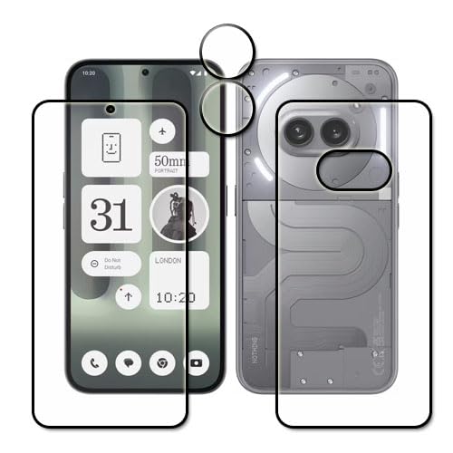 TOMBIK Front & Back & lens Tempered Glass Screen Protector Compatible For Nothing Phone 2a Plus Full Screen Coverage With Easy Installation Kit For Cellphone… (B0DD3LMBJT) Amazon Price History, Amazon Price Tracker