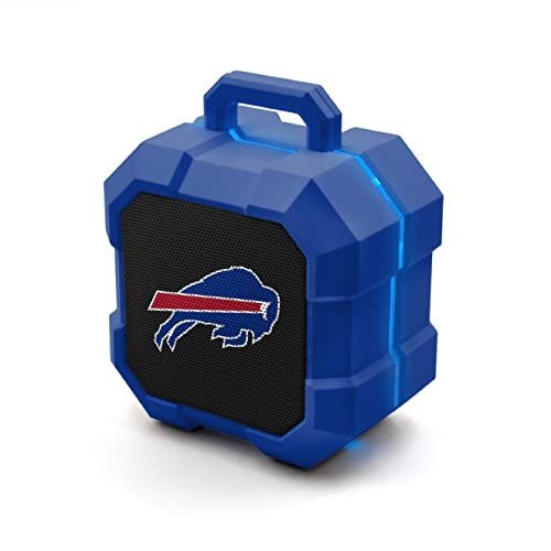 Image of SOAR NFL Shockbox LED Wireless Bluetooth Speaker - Water Resistant IPX4, 5.0 Bluetooth with Over 5 Hours of Play Time - Small Portable Speaker - Officially Licensed NFL, Perfect Home & Outdoor Speaker