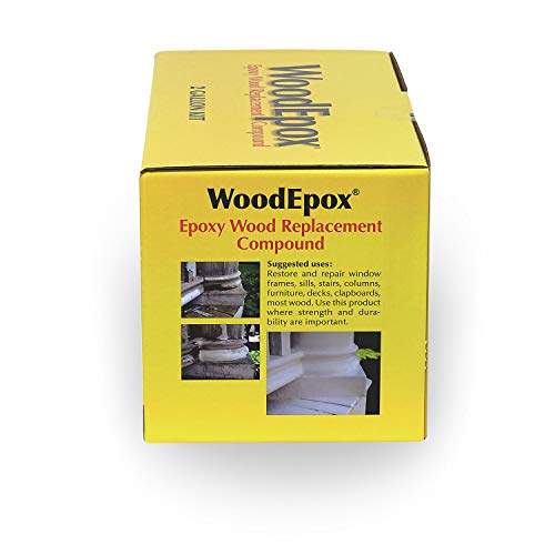 Abatron WoodEpox Kit - 2 Gallon - 2-Part Structural Epoxy Adhesive and Wood Hardener - Wood Filler Putty