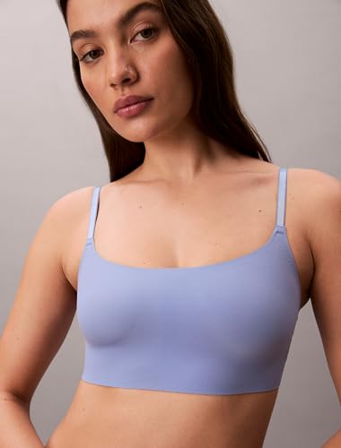 Image of Calvin Klein Women's Invisibles Comfort Seamless Adjustable Skinny Strap Bralette Bra
