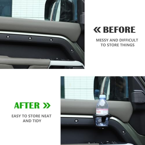 Portavasos para carro compatible con Land Rover Defender 90-130 miniatura 2