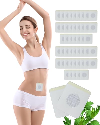 WGCHAIE 50 Piezas Parches Adelgazantes, Slimming Patches, Parches Abdominales Naturales, Slim Weight Loss Sticker, Desintoxicación Natural con Hierbas, Personas de Talla Media y Obesas