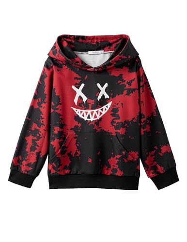 Image of Arshiner Unisex Kids Soft Pullover Hooded Sweatshirt with Pocket Basic Hoodies Sportswear Age 4-13 Years