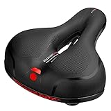 Raganet, Asiento de Bicicleta Comfort Sillín, Cojín Suave, Impermeable, Prostático y Compatible con Bicicletas De...