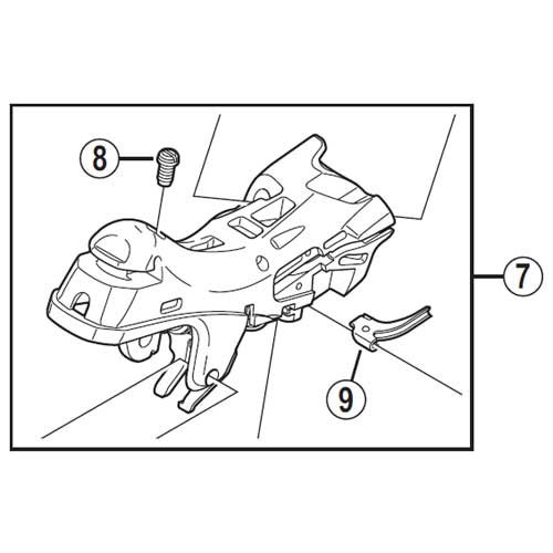 SHIMANOMDM07 Left St 6800, 00 °F98040