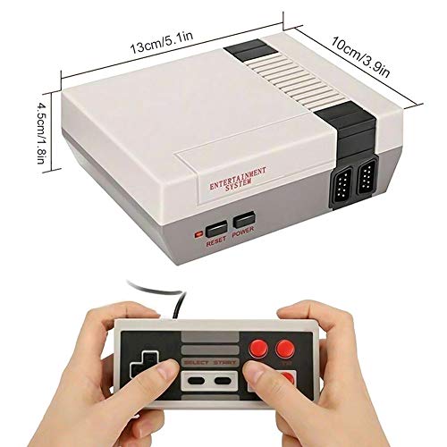 Hawiton Retro Game Console, Classic Handheld Video Game Console Built-in 620 Games with Classic Controllers, TV Video Games Console Player for Kids, Adult, Children, Boy Valentine/ Birthday Gift
