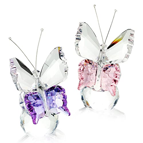 H&D Hyaline & Dora Crystal Figurines Butterfly Paperweight cover