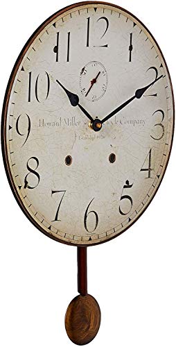 Howard Miller Original Ii Wall Clock 620-313 – Antique & Round With Quartz Movement #TOP1