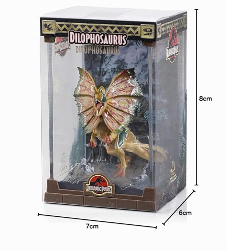 Miniatura 6 de The Noble Collection Figura Jurassic Park Dilophosaurus bendyfig Diorama