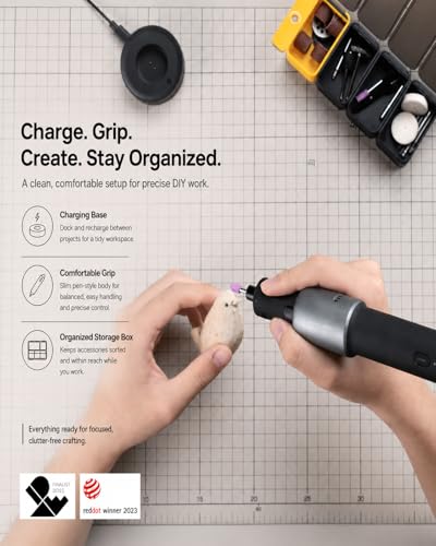 HOTO 35-in-1 Cordless Rotary Tool