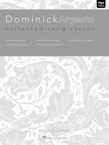 Collected Song Cycles High Voice Dominick Argento