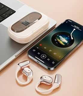 Ai Translator Earbuds Translation Headphones Real-Time with Online & Offline Adjustable Ear-Hook 36H Playtime Perfect for Travel, Work, Conversations, Learning Languages 1 Pack of Eerbuds