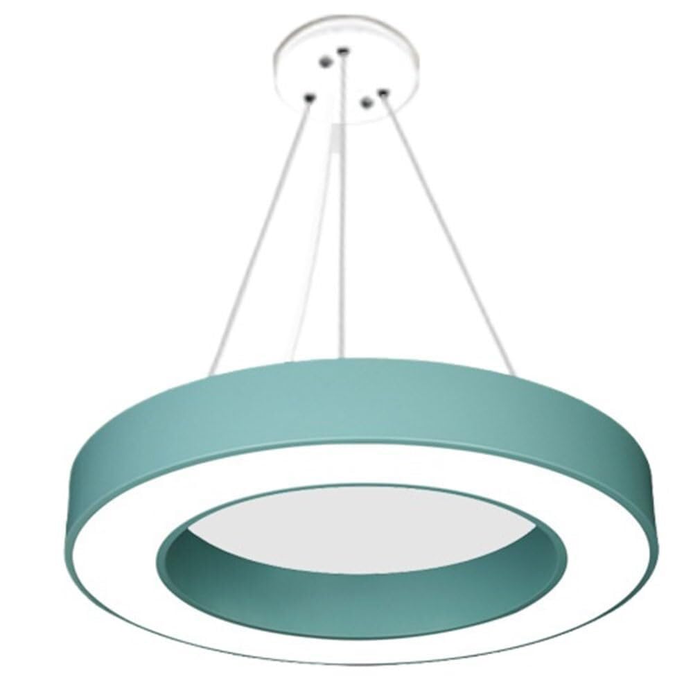 Suspension LED 60 cm pour salon lustre blanc moderne avec hauteur réglable en acrylique