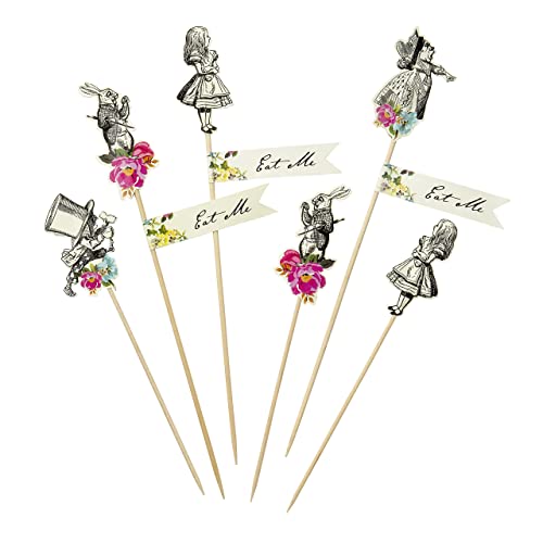 Talking Tables Truly Alice Mad Hatter Food Picks for a Tea Party,...