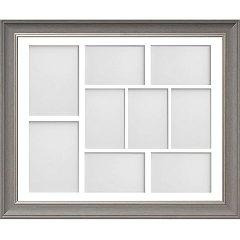 Drummond Gunmetal Grey Multi-Aperture Photo Frame Cover