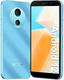 DOOGEE X97 Smartphone ohne Vertrag Günstig 4G Android 12 Handy, 6.0 Zoll HD+ Display, 3GB RAM 256GB (Erweiterbar) 2.0 GHz Processor, 4200mAh, 8MP+5MP Kamera 2023 Face ID/GPS Dual SIM Handys - Blau