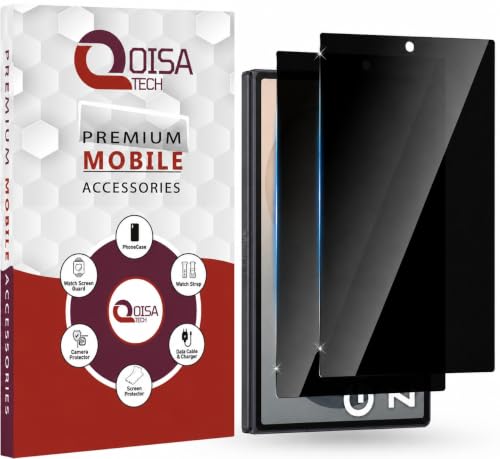 Image of Premium Privacy Tempered Glass Screen Protector for Samsung Galaxy Z Fold 8 (7.6 Inch, Pack of 2) Edge to Edge Coverage Anti-Spy /Anti-Peeping 9H Hardness Screen Guard with Installation Kit