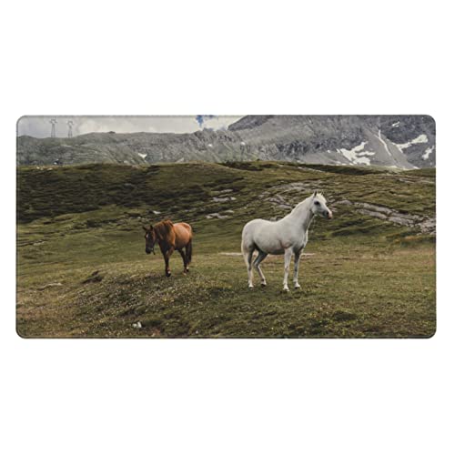 Grand tapis de souris antidérapant avec surface de glisse fluide pour gamer