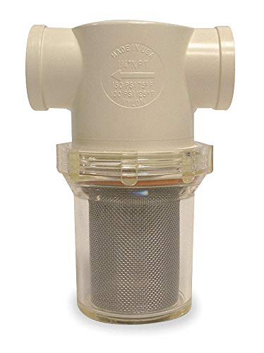 305 Microns,50 Mesh T-Line Strainer, 3/8 in Pipe Size-2040004482