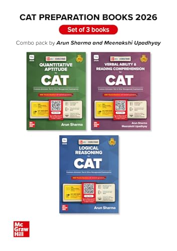 Image of Arun Sharma CAT Bundle /Set of 3 books - Quantitative Aptitude(Quant) + Verbal Ability & Reading Comprehension(VARC) + Logical Reasoning(LR) for CAT 2026 Exam | Edition for Preparation 2026-27