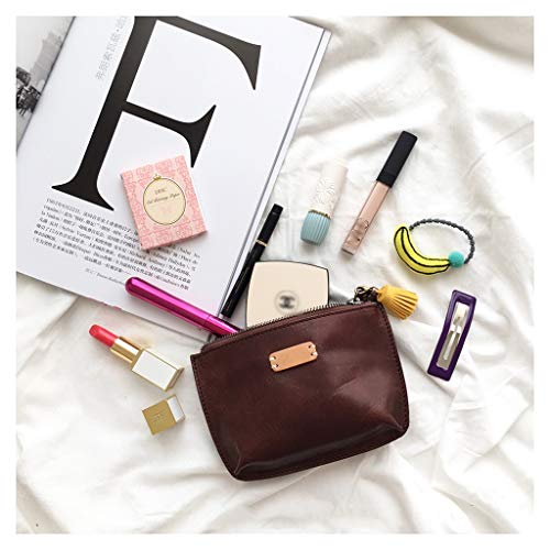 Preisvergleich Produktbild DWWSP Handkosmetiktasche Aufbewahrungstasche for Den Haushalt Tragbares Reiseoutfit Ledermaterial Wasserdicht Und Staubdicht Hardware-Reißverschluss Mehrfarbig Optional Kosmetiktasche (Color : C)