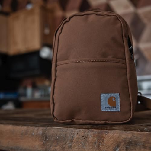 Image of Carhartt Classic Mini Backpack, Durable, Water-Resistant Backpack with Adjustable Shoulder Straps, Harbor Teal