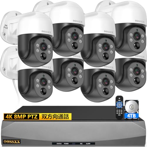Amazon.co.jp: 【4K800万画素・双方向通話・自動追跡・PTZ制御】OOSSXX