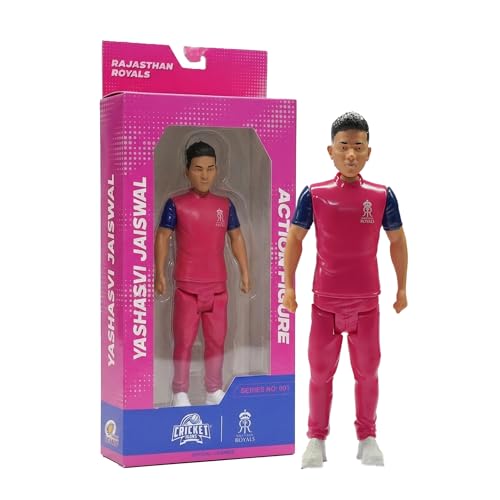 Image of Action Figure, 7 Inch Yashasvi Jaiswal | IPL Edition, 360 Rotatable Head, For Fans & Collectors