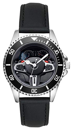 KIESENBERG Montre Homme Cadeau pour BMW M5 F90 Fans Cockpit Quartz Analogique Montre-Bracelet L-20639