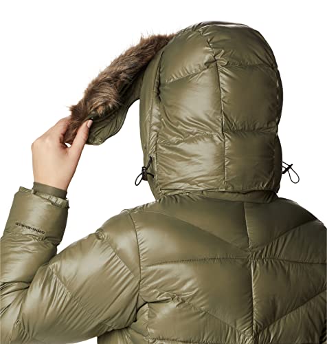 Columbia Women's Peak To Park Ii Mid Insulated Jacket, Stone Green Gunmetal, Large #TOP5